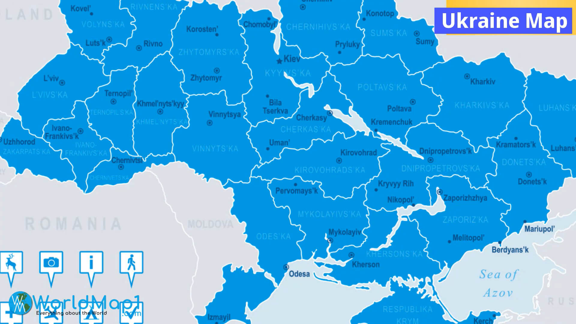 Kiew Karte Ukraine